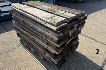 Aanbieding per pallet. Oud houten planken uit de havens!